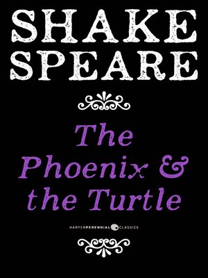 cover image of The Phoenix and the Turtle